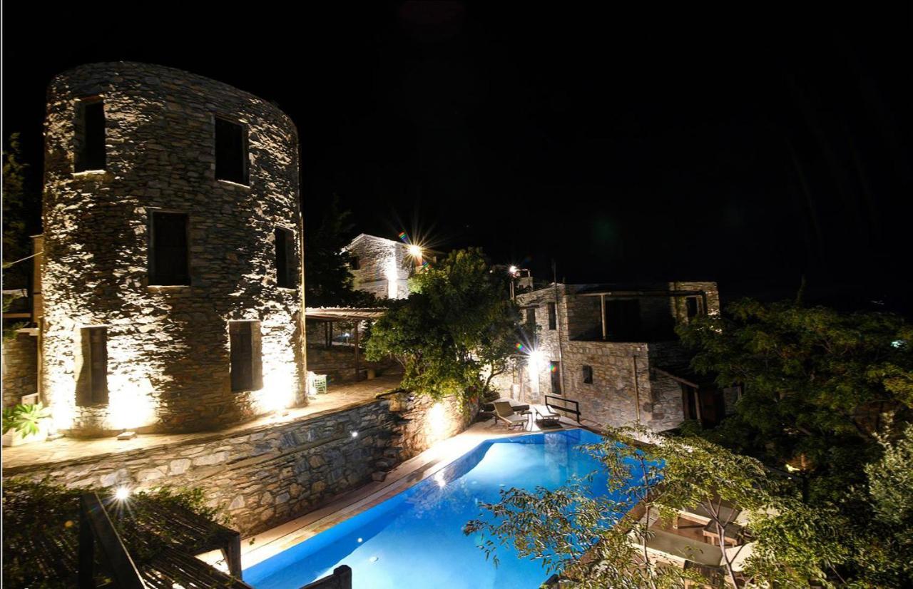 Pyrgos Traditional Village Agios Kirykos  ภายนอก รูปภาพ
