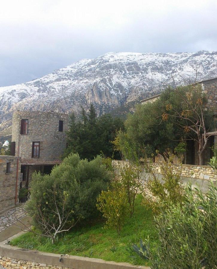 Pyrgos Traditional Village Agios Kirykos  ภายนอก รูปภาพ
