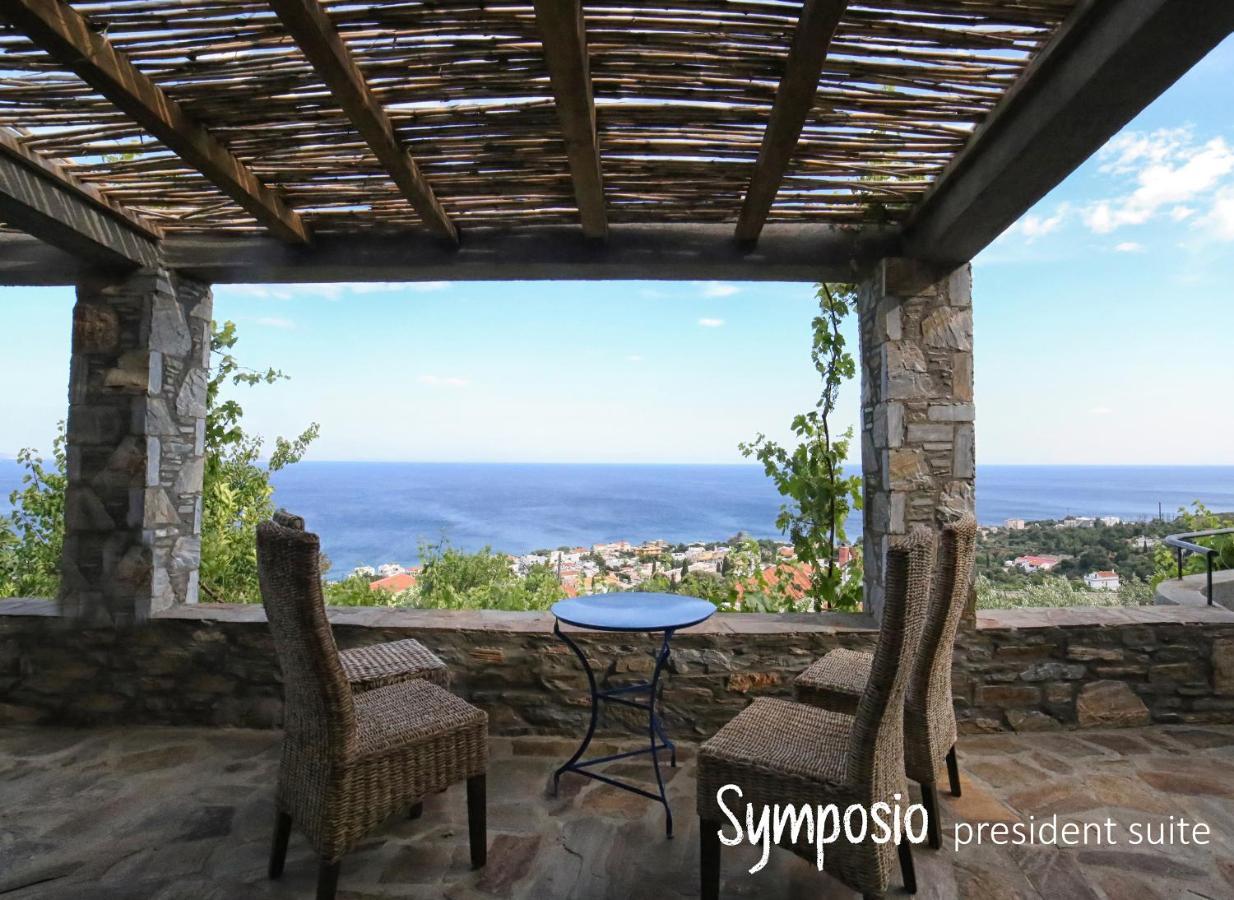 Pyrgos Traditional Village Agios Kirykos  ภายนอก รูปภาพ